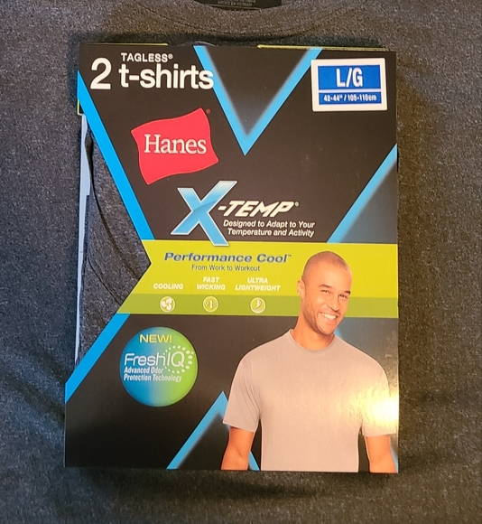 Hanes Other - *NEW* TWO- 2PACKS OF MEN'S HANES PERFORMANCE COOL T-SHIRT